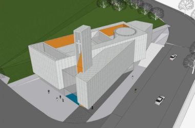 Sketchup文化模型|多层教堂，礼拜堂，宗教建筑，文化，现代风格-BIM建筑网