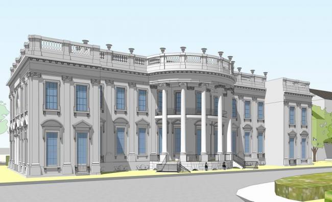 Sketchup商业模型|多层会所，住宅，别墅，商业建筑，法式，古典风格