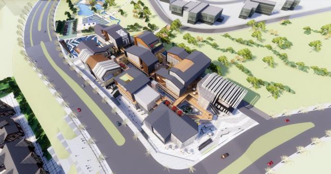 Sketchup商业模型|多层商业建筑，现代风格