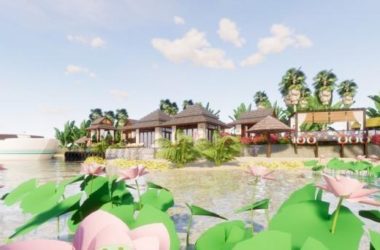 Sketchup酒店模型|酒店，民宿，东南亚风格，商业，娱乐休闲设施-BIM建筑网