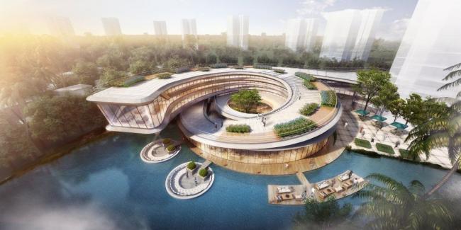 Sketchup综合体模型|多层高层混合，商业综合体，办公，现代风格