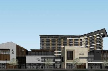 Sketchup商业模型|荣和商业街，多层商业建筑，现代风格-BIM建筑网