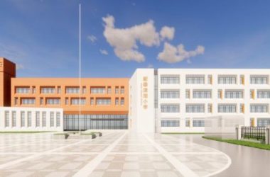 Sketchup学校模型|多层小学校园，学校教学楼，教育建筑，现代风格-BIM建筑网