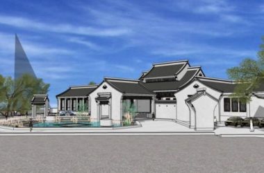 Sketchup酒店模型|多层酒店，中式风格-BIM建筑网