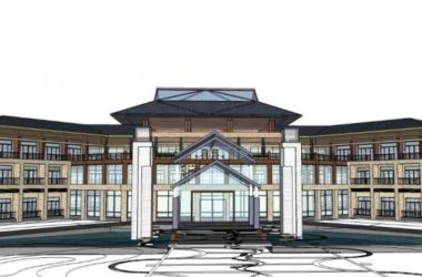 Sketchup住宅模型|新中式风格，多层别墅，联体公寓，居住建筑-BIM建筑网