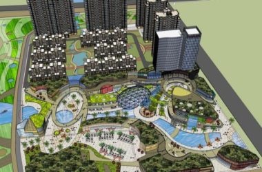 Sketchup综合体模型|现代风格，大型商业中心，高层住宅小区规划，综合体，景观设计-BIM建筑网