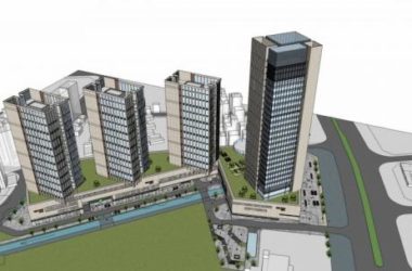 Sketchup综合体模型|高层商业综合体，酒店办公，住宅公寓，商业裙房，现代风格-BIM建筑网