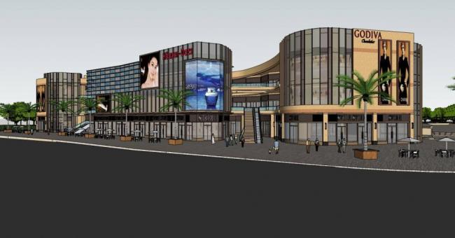 Sketchup商业模型|大型商场，多层商业建筑，现代风格