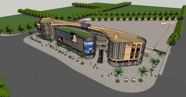 Sketchup商业模型|大型商场，多层商业建筑，现代风格