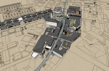 Sketchup商业模型|多层商业街，新中式风格-BIM建筑网