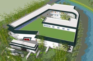 Sketchup文化模型|多层文化馆，图书馆，新中式风格-BIM建筑网