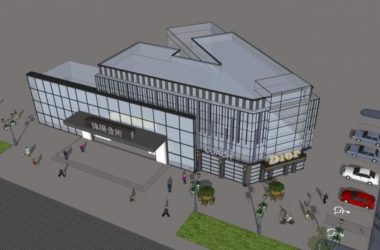 Sketchup商业模型|多层休闲会所，立面设计，拐角商业会所，现代风格-BIM建筑网
