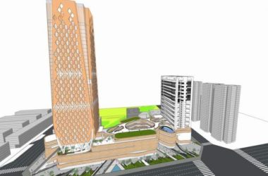 Sketchup综合体模型|高层办公楼，商业综合体，现代风格-BIM建筑网