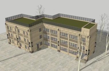 Sketchup办公模型|多层小型办公楼，会所，新古典风格-BIM建筑网