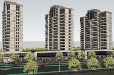 Sketchup住宅模型|高层住宅，底层商业，现代风格，居住建筑-BIM建筑网