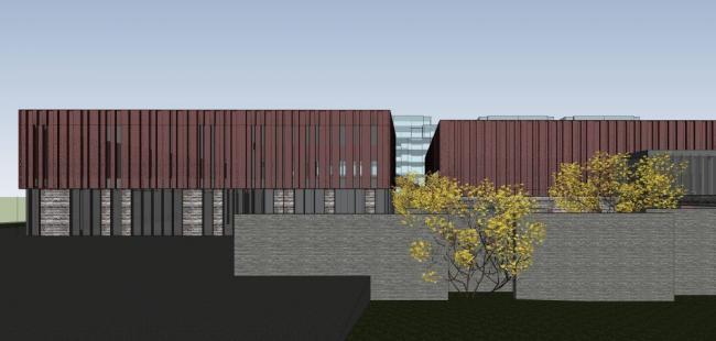 Sketchup商业模型|多层商业售楼处，现代风格