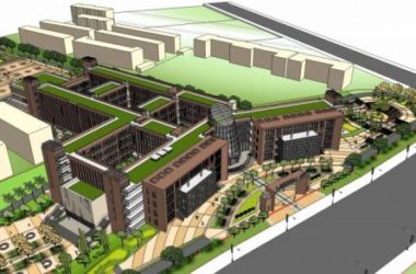 Sketchup学校模型|西航小学，多层学校，教育建筑，教学楼，现代风格-BIM建筑网