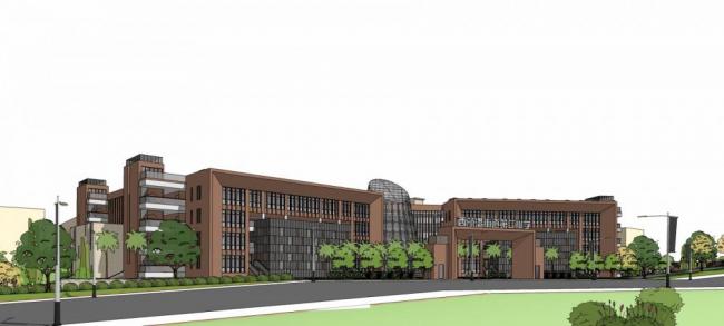 Sketchup学校模型|西航小学，多层学校，教育建筑，教学楼，现代风格