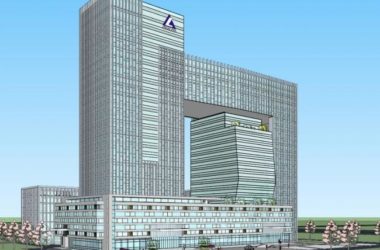 Sketchup办公模型|多层高层混合，办公写字楼，现代风格-BIM建筑网