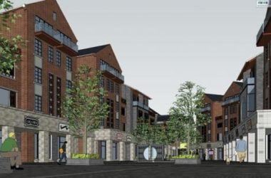 Sketchup商业模型|那坡旅游国际商贸城，多层商业，民国风，新中式风格-BIM建筑网