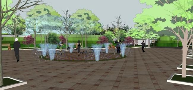 Sketchup住宅模型|多层高层混合，公寓楼，居住建筑，现代风格，住宅景观