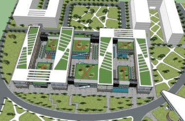 Sketchup学校模型|多层高校办公楼，学校教学楼，大学校园，教育建筑，现代风格-BIM建筑网