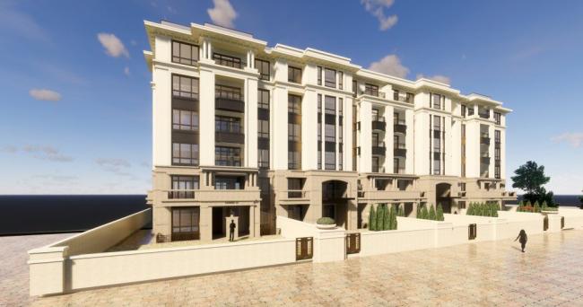 Sketchup住宅模型|多层住宅，花园洋房，居住建筑，新古典风格