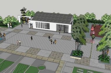 Sketchup小品模型|公共厕所，中式风格-BIM建筑网