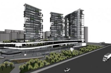 Sketchup办公模型|高层商业办公楼，写字楼，多层商业，现代风格-BIM建筑网