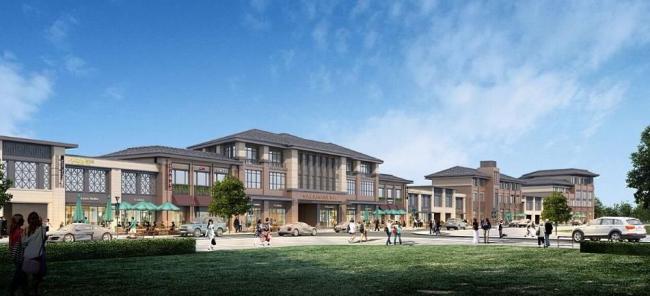 Sketchup商业模型|湟里老街改造，多层商业街，欧式，新古典风格