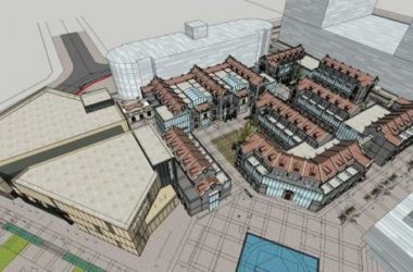 Sketchup商业模型|多层商业街，海派风格，绿地长春饕界项目，新中式风格-BIM建筑网