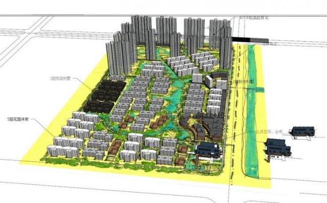 Sketchup商业模型|多层商业会所，欧式古典风格