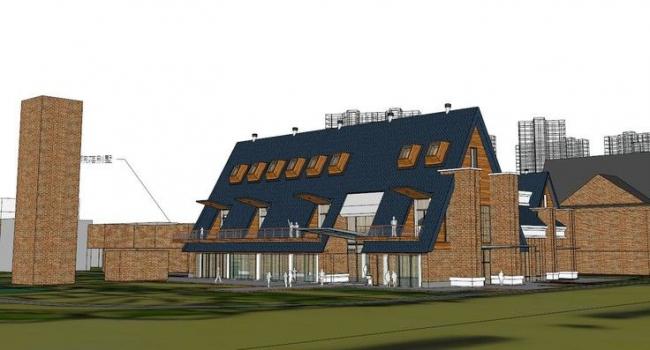 Sketchup商业模型|多层商业会所，欧式古典风格