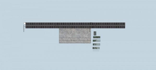 Sketchup素材模型|庭院大门，围墙，中式风格，素材