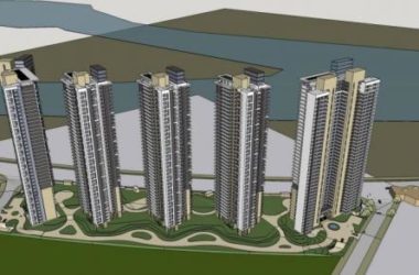 Sketchup住宅模型|高层商业住宅小区,居住建筑,现代风格-BIM建筑网