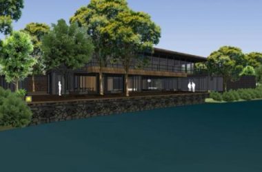 Sketchup景观模型|别墅带景观，新中式风格-BIM建筑网