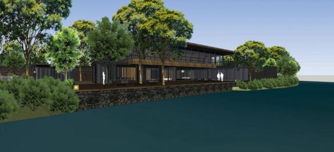 Sketchup景观模型|别墅带景观，新中式风格