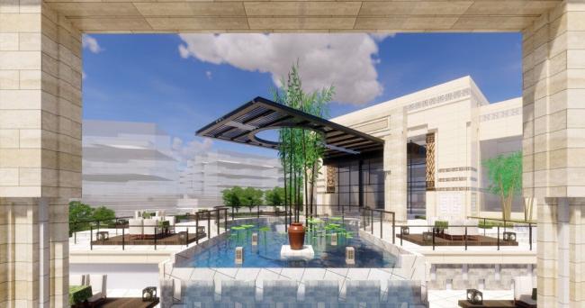 Sketchup商业模型|多层商业会所，新古典风格