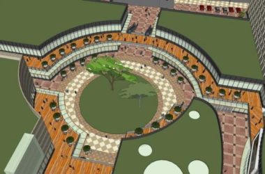 Sketchup综合体模型|多层高层混合商业综合体，高层写字楼，现代风格-BIM建筑网