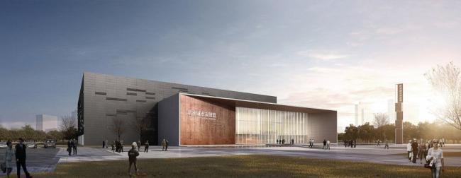 Sketchup文化模型|多层规划馆，现代风格，文化建筑