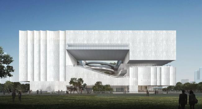 Sketchup文化模型|多层博物馆，现代风格，文化建筑