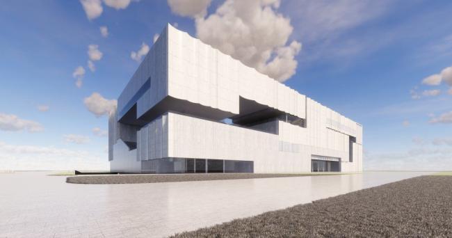 Sketchup文化模型|多层博物馆，现代风格，文化建筑