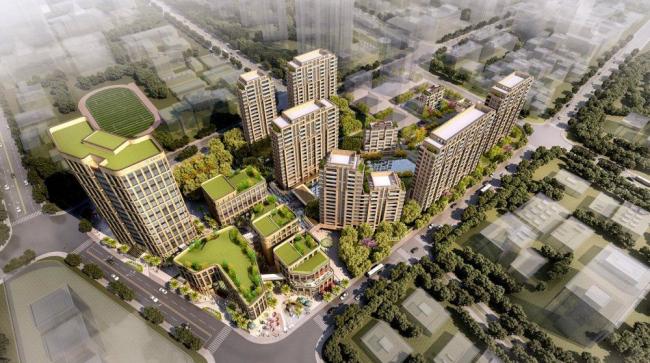 Sketchup综合体模型|多层高层混合，商业综合体，高层住宅，现代风格