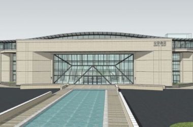 Sketchup办公模型|多层办公楼，现代风格-BIM建筑网