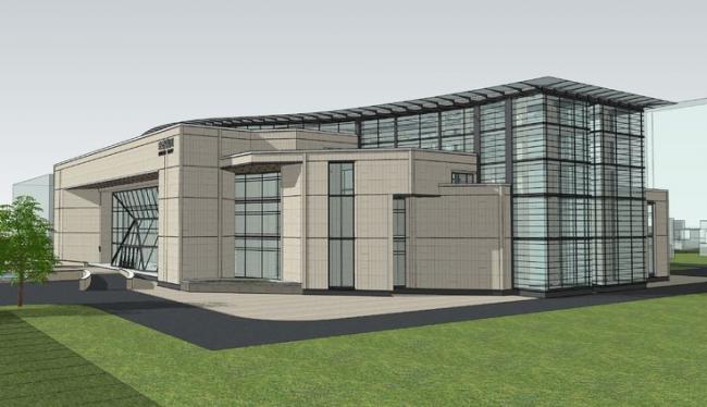 Sketchup办公模型|多层办公楼，现代风格