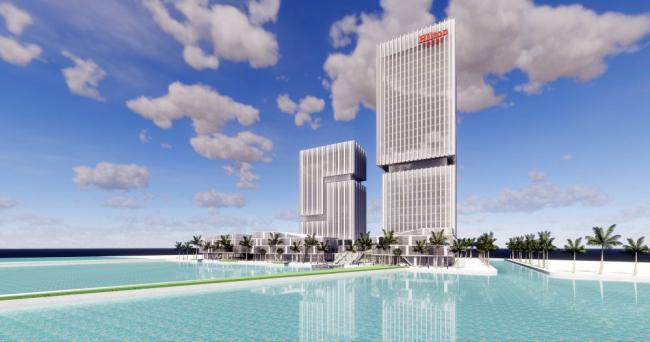 Sketchup酒店模型|高层酒店，商业，现代风格