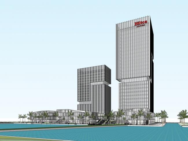 Sketchup酒店模型|高层酒店，商业，现代风格