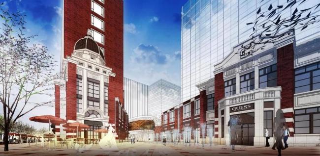 Sketchup商业模型|长沙绿地公馆二期，海派英伦商业，英式古典风格