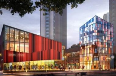 Sketchup商业模型|柏涛，多层商业街，现代风格-BIM建筑网