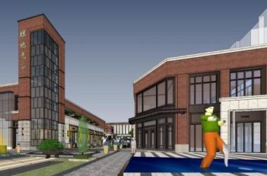 Sketchup商业模型|多层商业，新古典主义风格-BIM建筑网